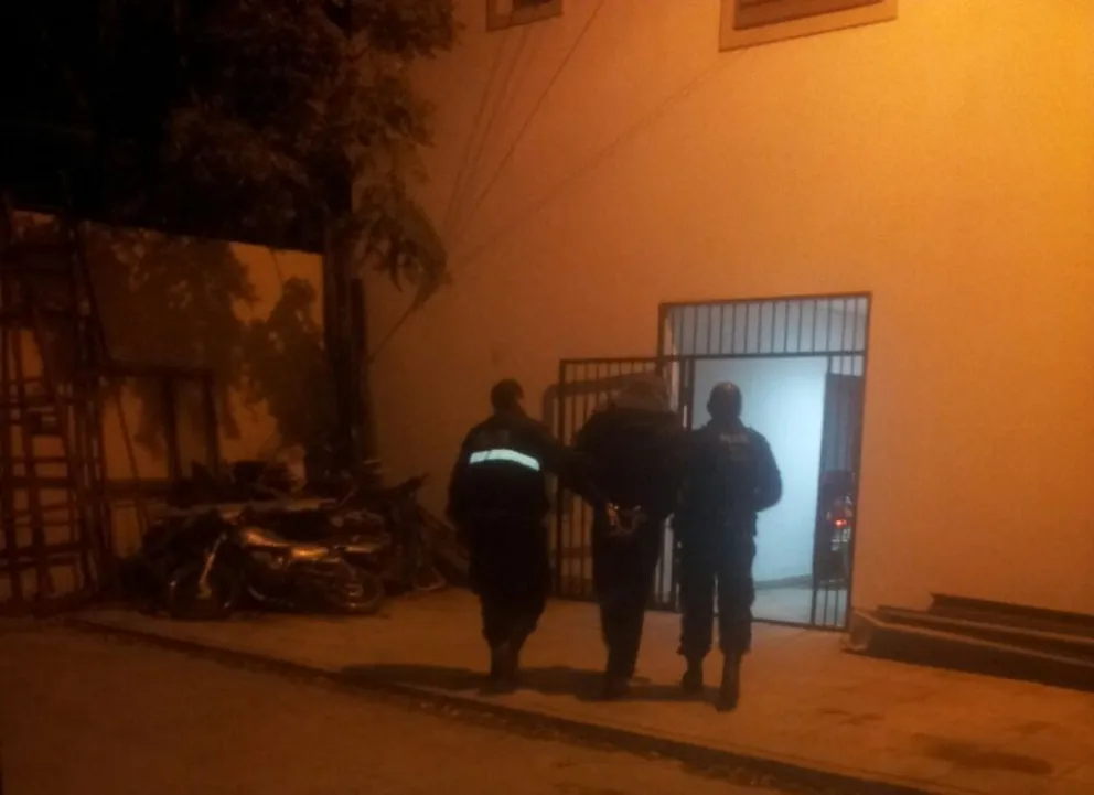 Detenido por robo en Merlo trasladado a Concarán