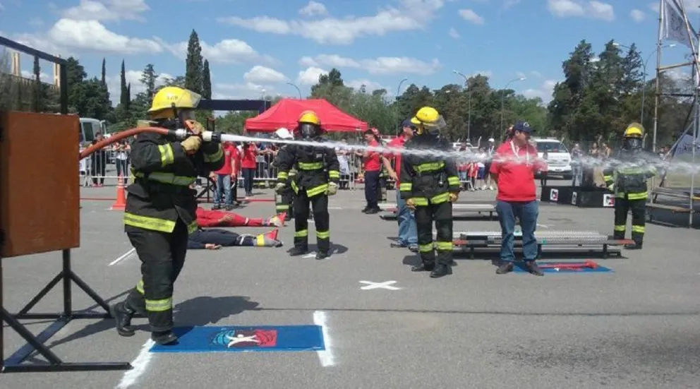 La III Olimpiada Provincial de Bomberos hace su apertura en Villa Dolores
