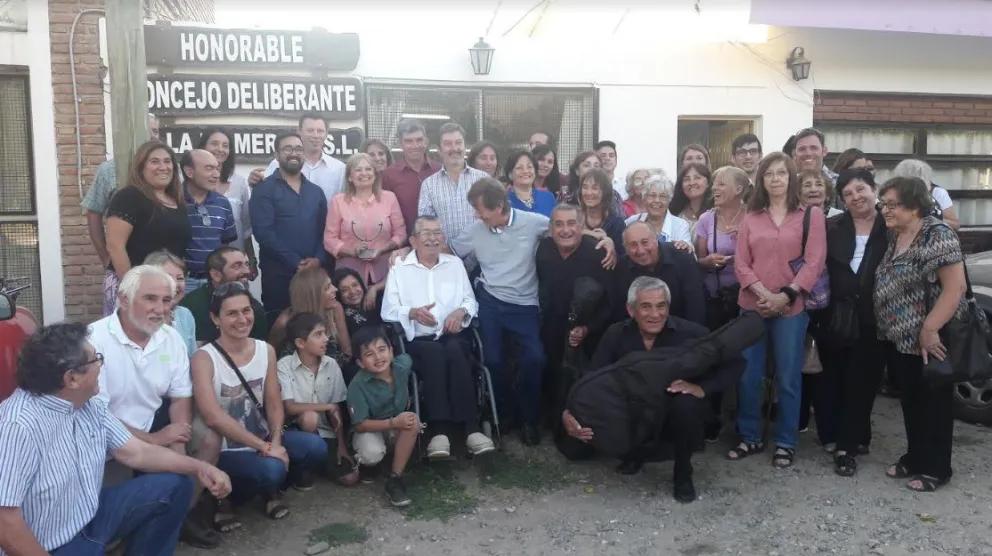 Juan Carlos Ortega fue declarado ciudadano ilustre de Villa de Merlo