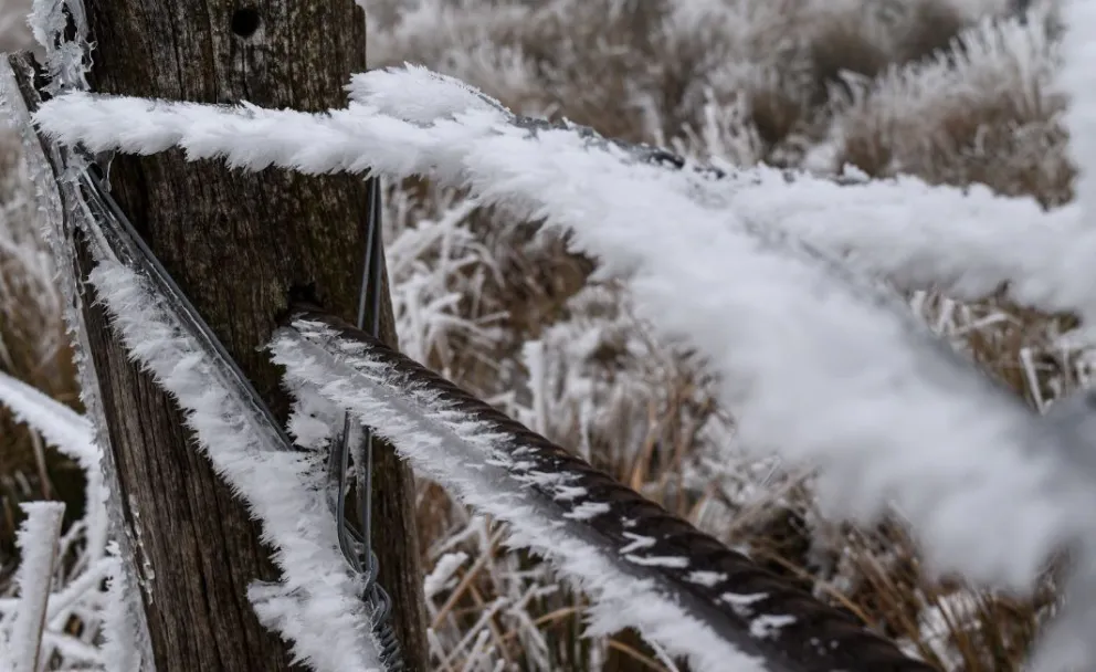 Villa de Merlo comenzó este lunes con una mañana muy fría, marcada por temperaturas cercanas a los 0°C y la presencia de heladas en distintos sectores de la localidad.