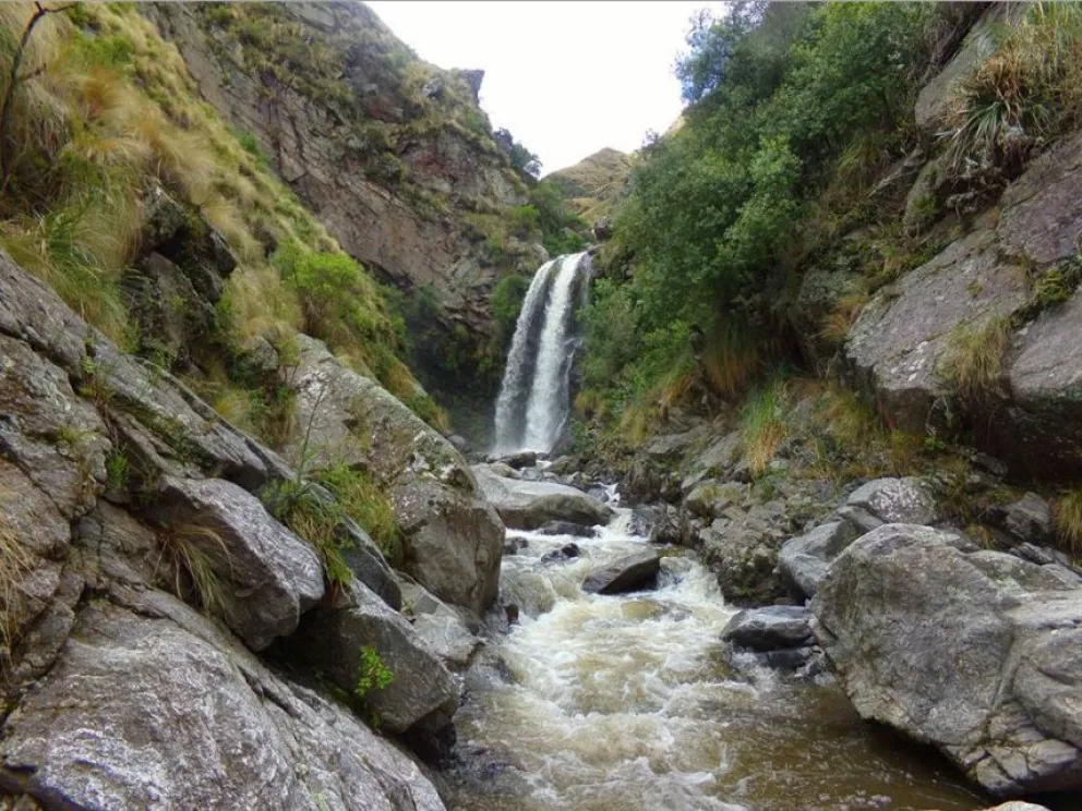 El Salto del Tabaquillo tras la crecida