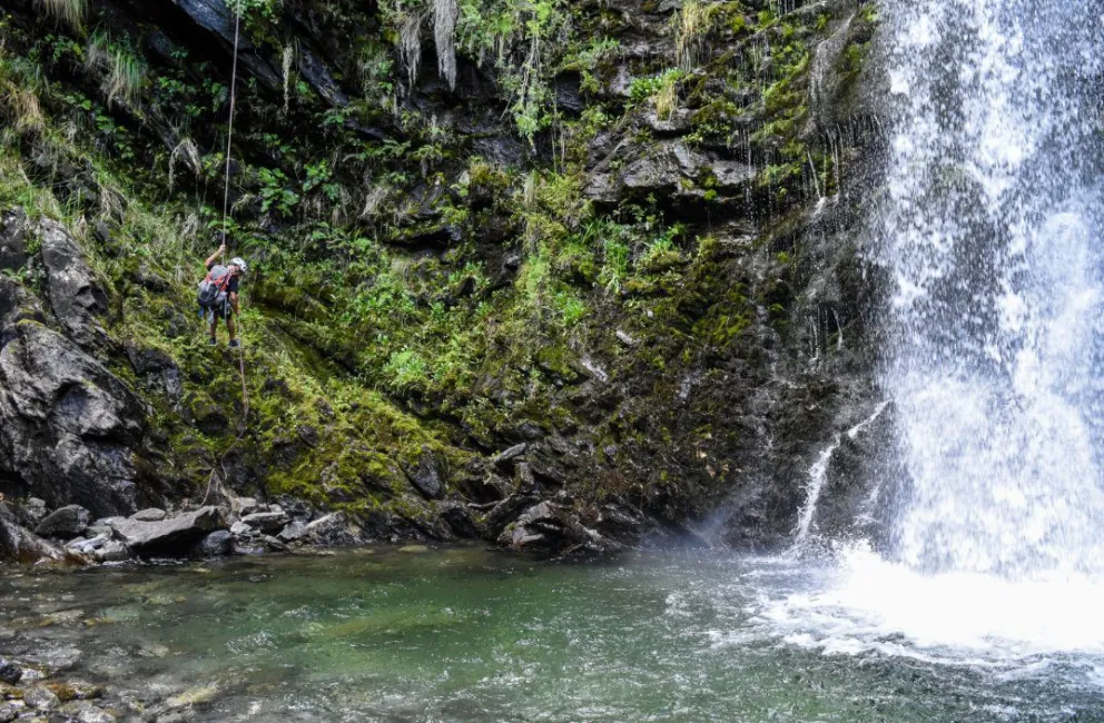 Salto del Tabaquillo: uno de los principales atractivos de Villa de Merlo