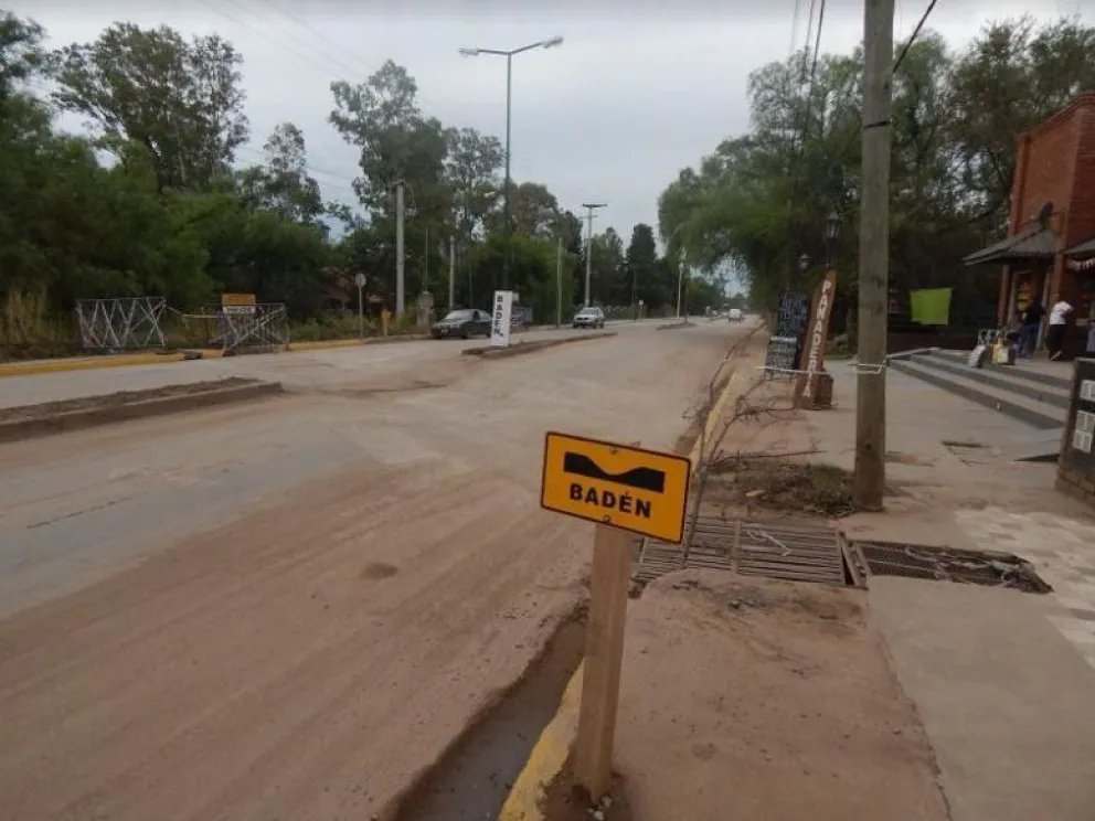 Piden que se solucione la problemática con el badén de avenida Norte