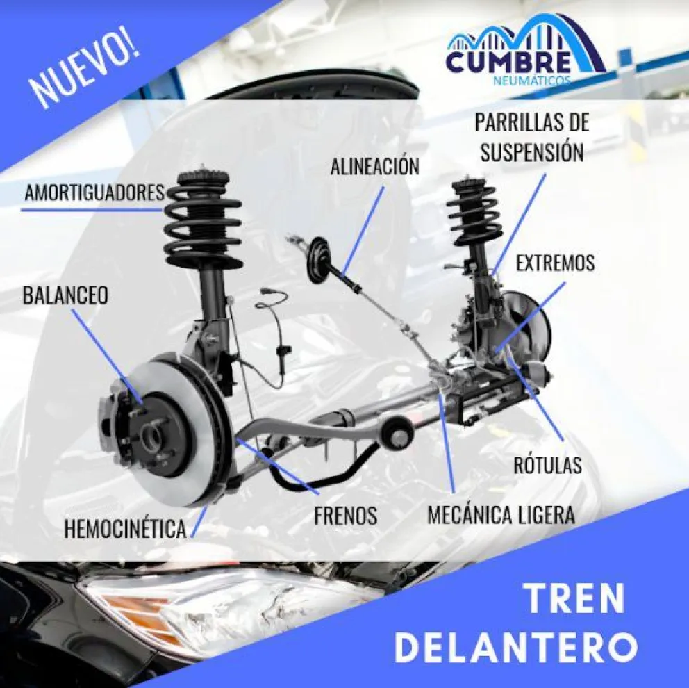 Cumbre Neumáticos resalta la importancia de la ayuda del tren delantero