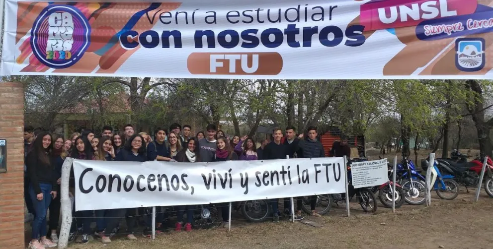La Facultad de Turismo y Urbanismo de la UNSL recibirá a estudiantes secundarios y familias el jueves 22 de octubre. Foto archivo. 