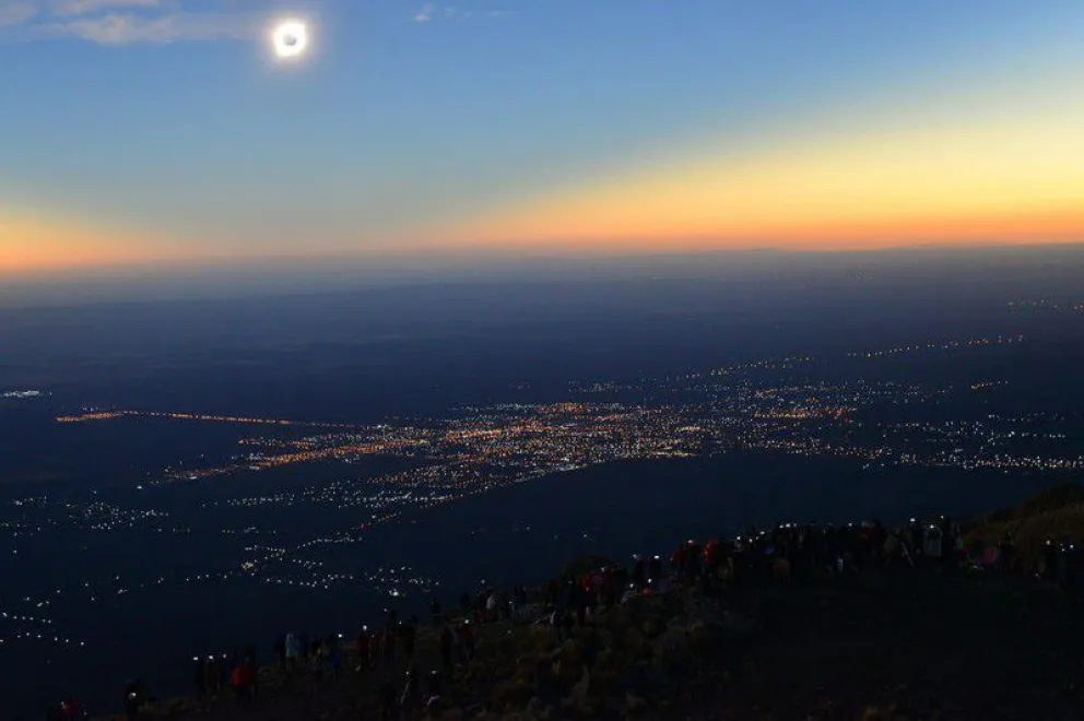 Así se verá el Eclipse Solar 2024 en Villa de Merlo