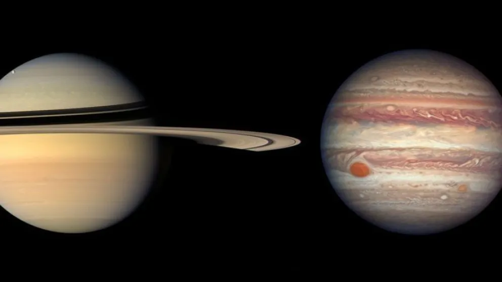 Júpiter y Saturno