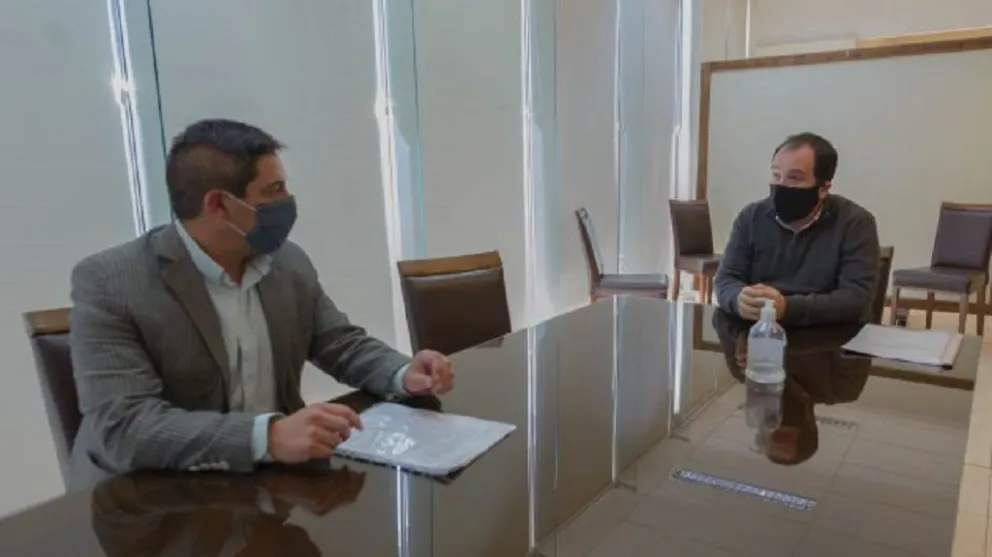El ministro Filomena recibió al diputado Ricardo Chaves