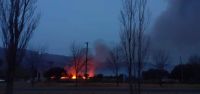 El incendio en Villa Larca quemó cabañas en construcción