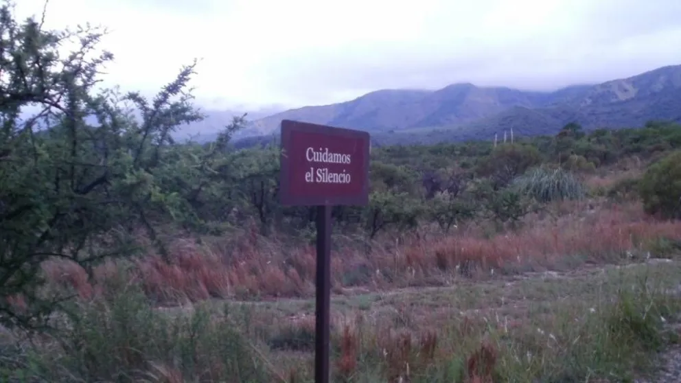 Cerquita de Merlo, hay un lugar donde se cuida el silencio