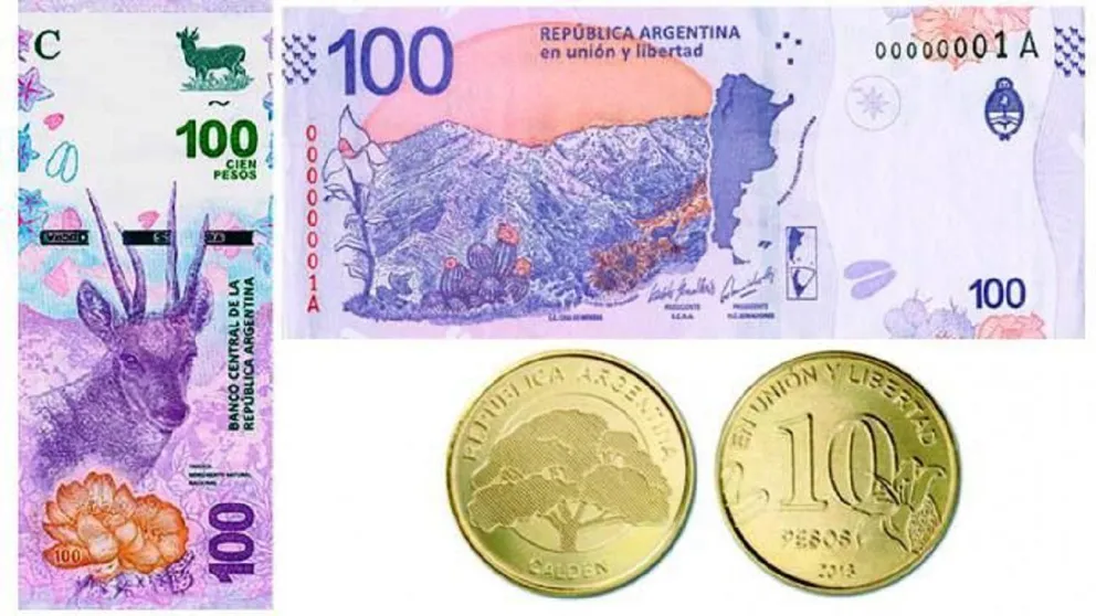 Lanzan el nuevo billete de $100 con la taruca en el dorso: Convivirá con los de Roca y Evita
